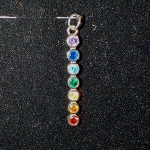 Chakra silver pendant (no chain)